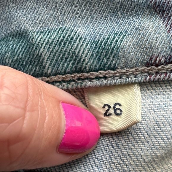 2/25 Citizens Of Humanity Vintage Floral Denim Blue Jeans High Rise Olivia 26 - Picture 6 of 8